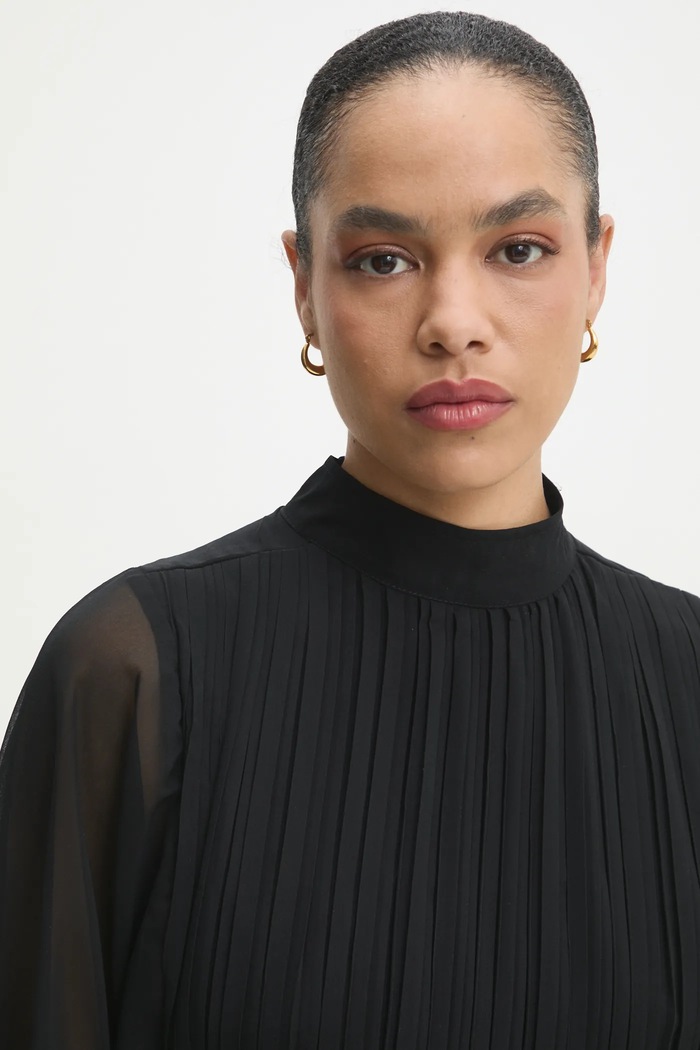 Answear Lab rochie Answear.LAB negru sng.sud08u.tjs