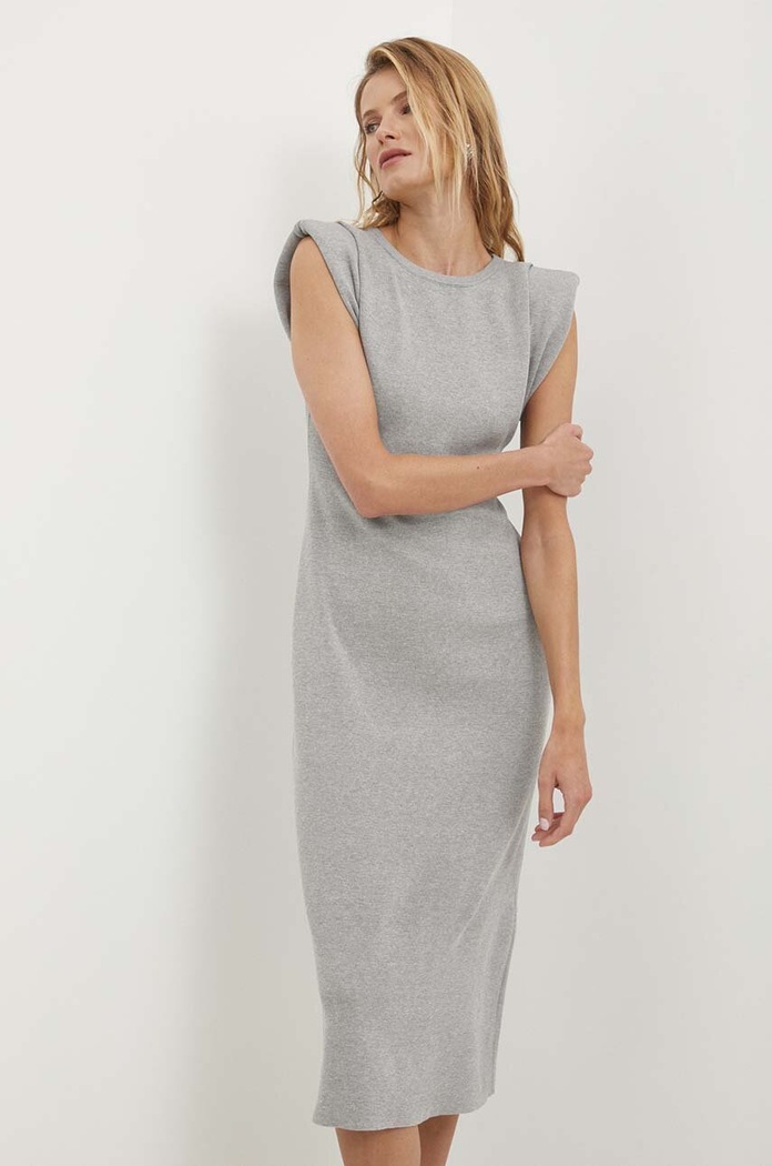 Answear.LAB Answear Lab rochie gri TC1610.hms
