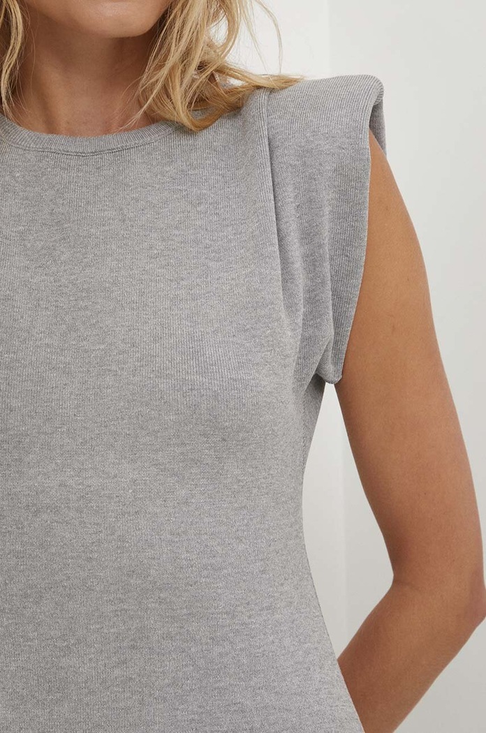Answear Lab rochie Answear.LAB gri TC1610.hms