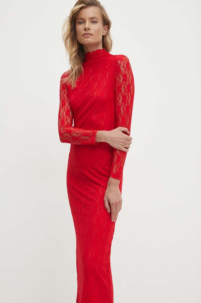Answear Lab rochie rosu l1451.fos