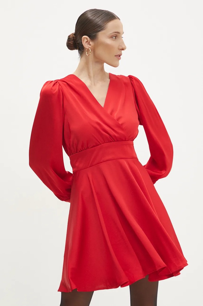 Answear Lab rochie mini rosu 23337lr.FKK