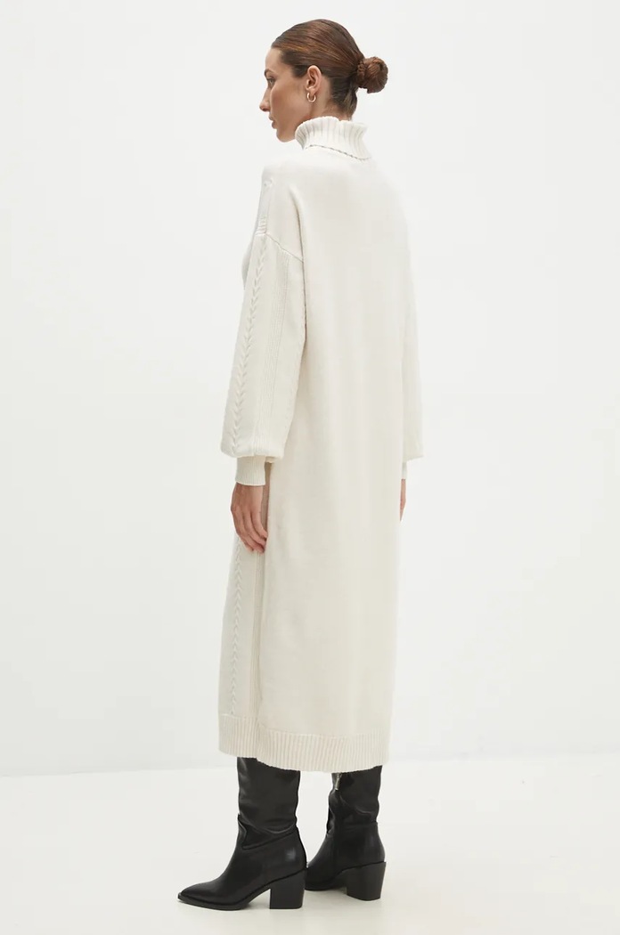 Îmbrăcăminte Answear Lab rochie W2123.HLK bej