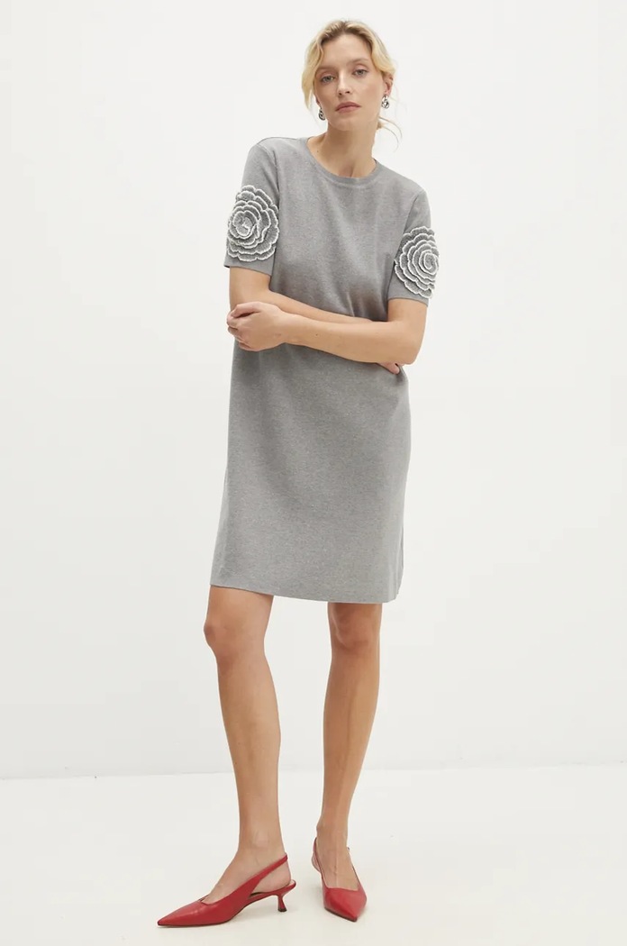 Answear Lab rochie mini gri cd99586.IKK