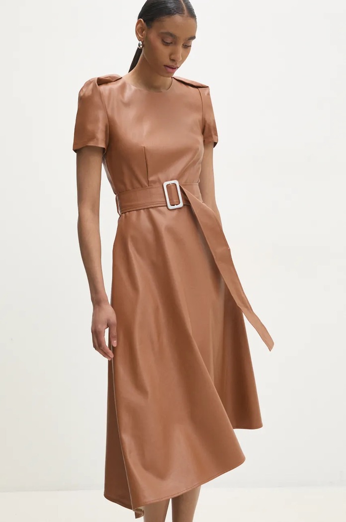Answear Lab sukienka casual brązowy b119.ios