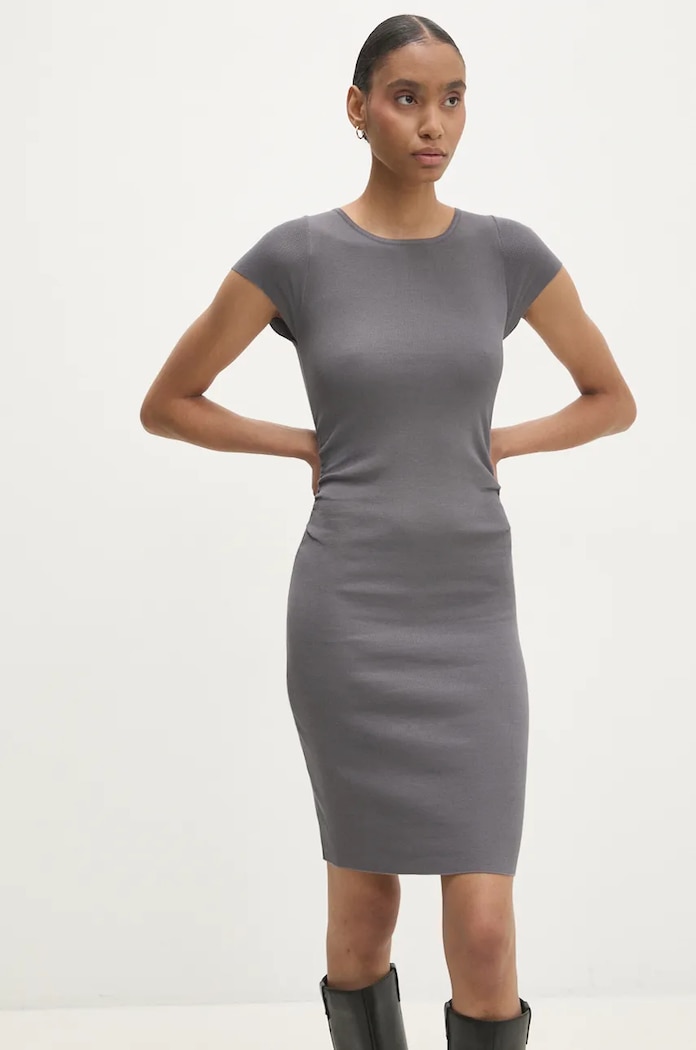 Answear Lab rochie gri DZ93513.hms