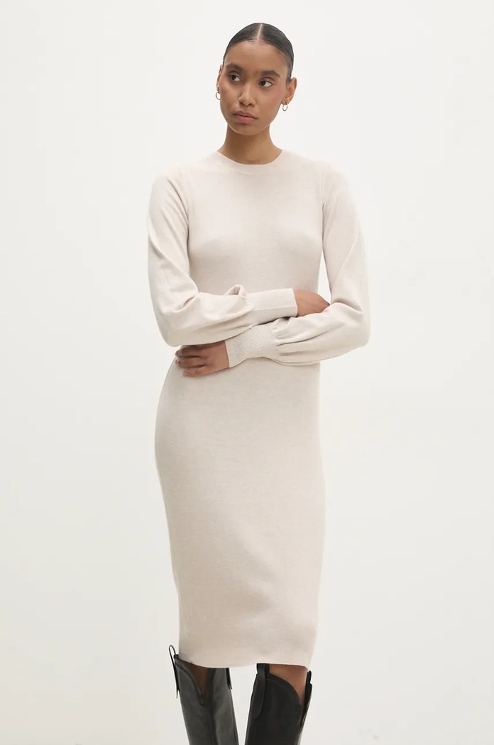 Answear Lab rochie AC19218.hos bej WZ24