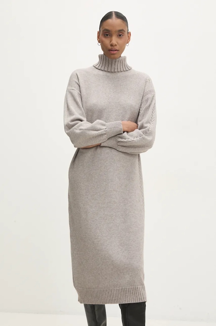Answear Lab rochie W2123.hos gri WZ24