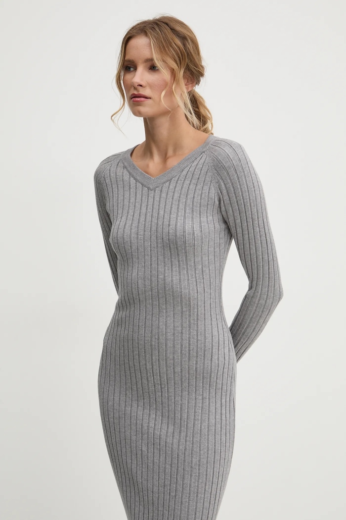 Answear Lab rochie gri hl037.ios