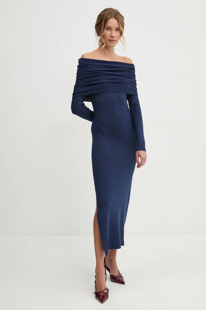 Answear.LAB Answear Lab rochie hl041.ios bleumarin WZ24