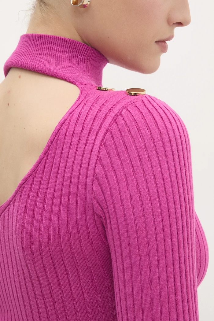 Answear Lab rochie Answear.LAB roz W0106AB.hms
