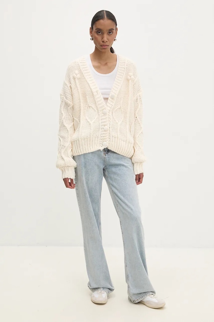 Жилетка Answear.LAB SP4208.UMS бежов WZ24