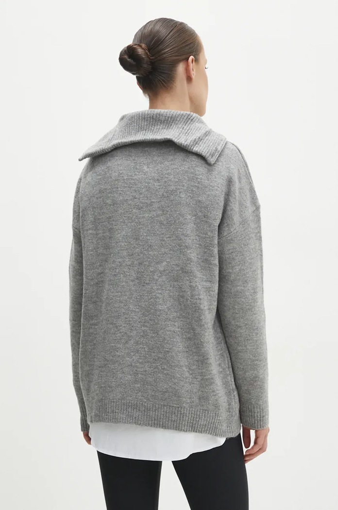 Oblečení Vlněný svetr Answear.LAB 21745.tms šedá