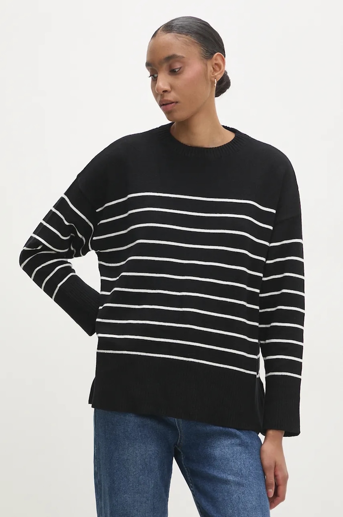 Answear.LAB sweter pozostałe czarny r.2302.flk