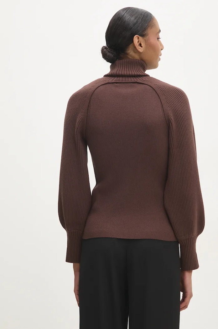Oblečení Vesta Answear.LAB LB0126AB.hos hnědá