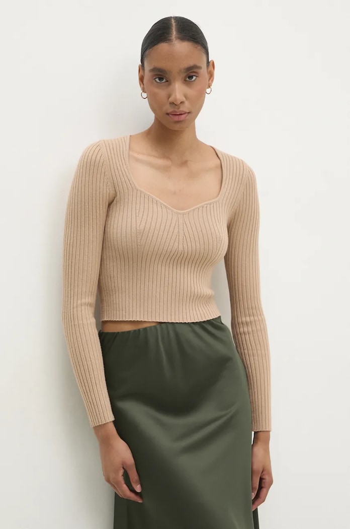 Answear.LAB Svetr Answear.LAB hnědá MG58826.hlk