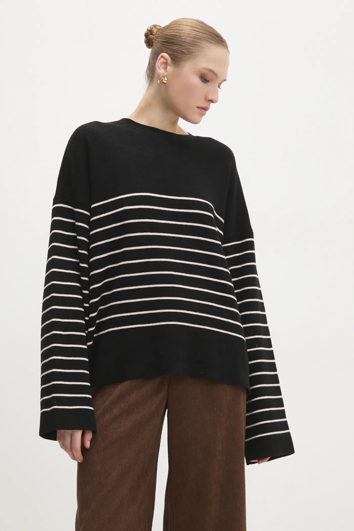 Answear.LAB sweter pozostałe czarny 42351.tos