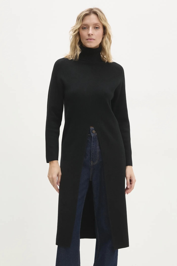 Answear.LAB sweter pozostałe czarny ms276.ilk