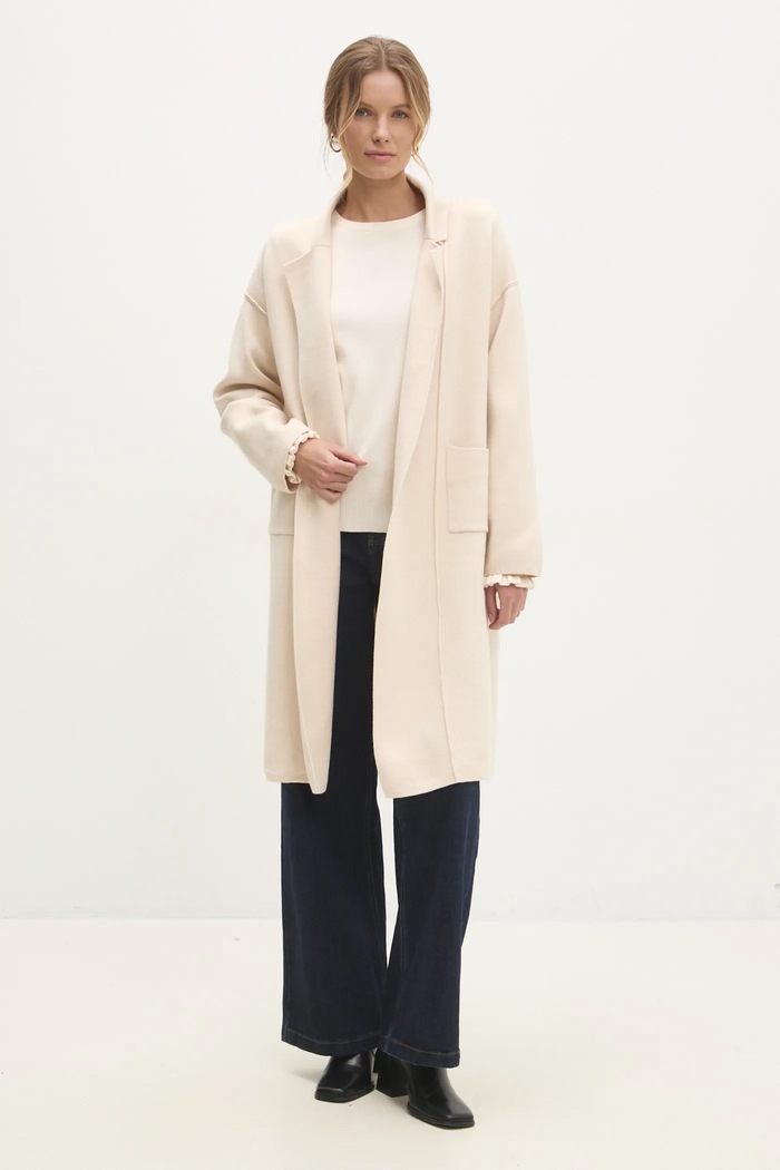 Жилетка Answear.LAB тънък бежов CH1788.HLK