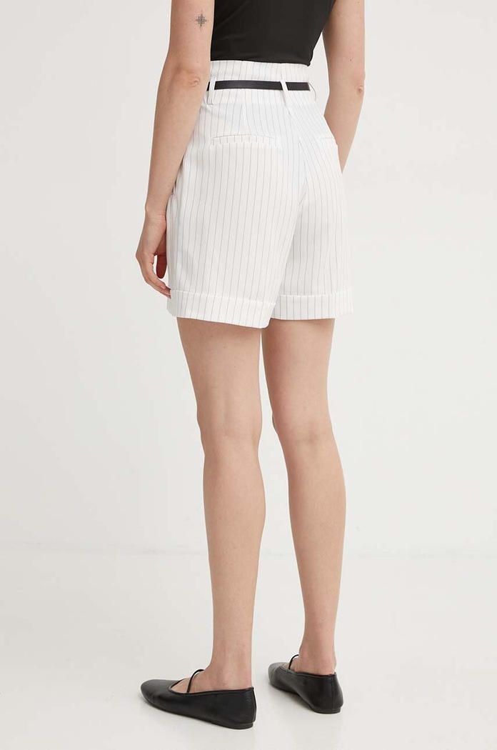 Îmbrăcăminte Answear Lab pantaloni scurti PC106.HWK alb