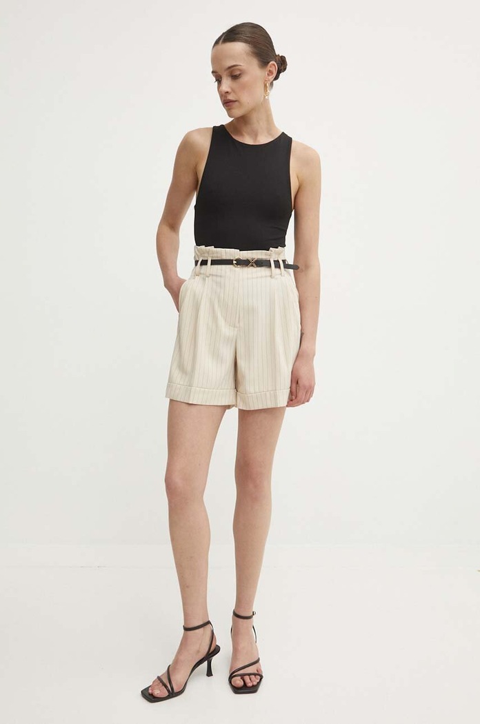 Answear Lab pantaloni scurti PC106.HWK bej WZ24