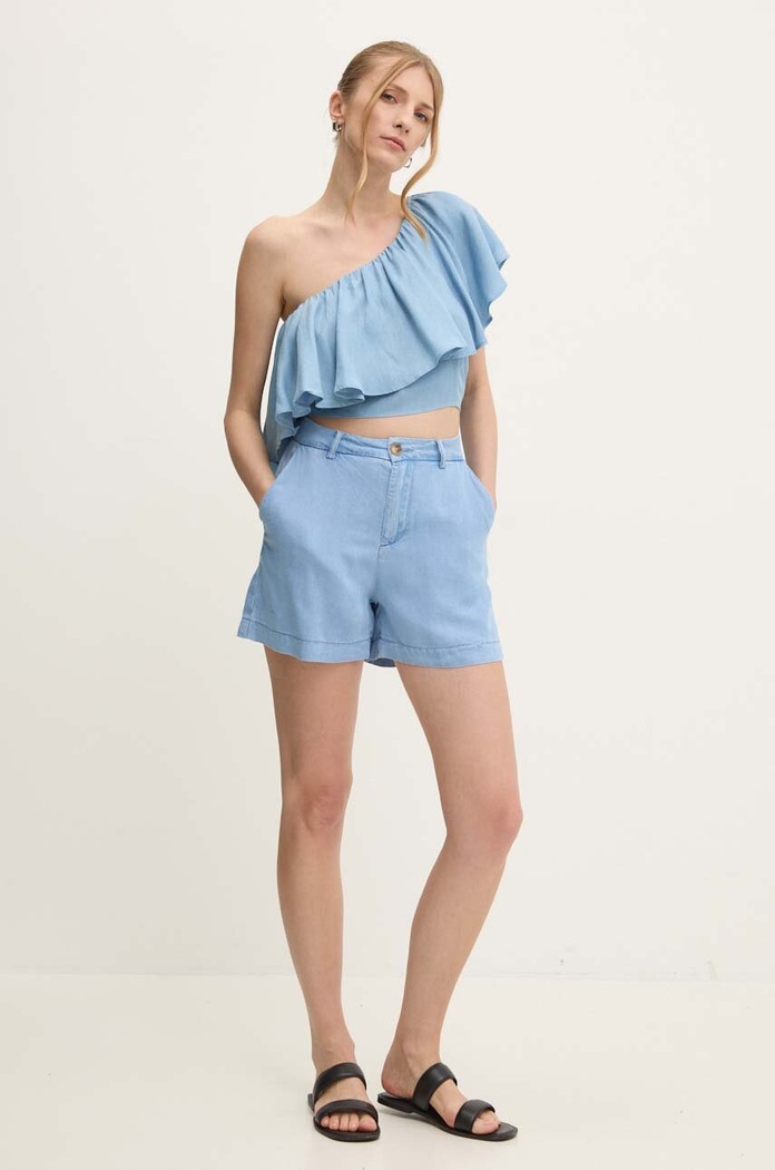 Answear Lab pantaloni scurti JD459.HMS albastru WZ24