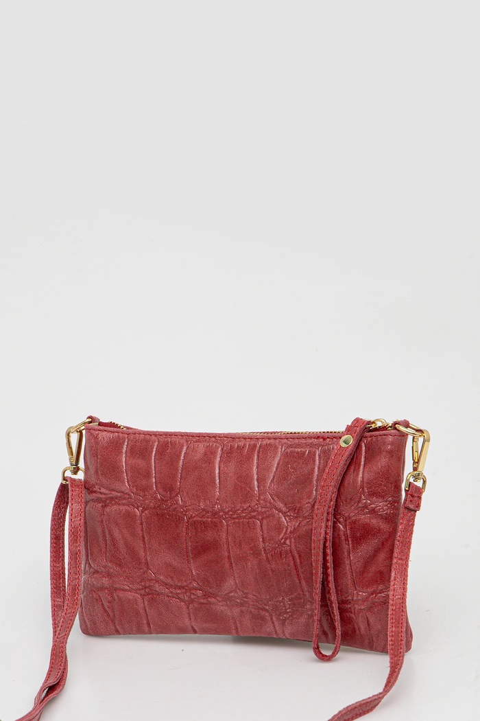 Accesorii Answear Lab poseta de piele 679.HWK burgundia
