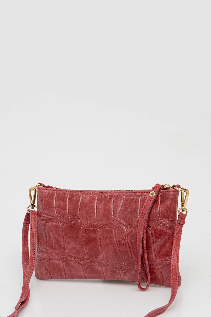 Accesorii Answear Lab poseta de piele 679.HWK burgundia