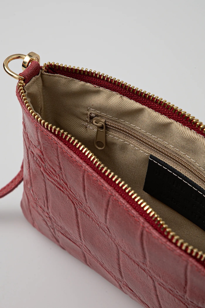 Answear Lab poseta de piele 679.HWK burgundia