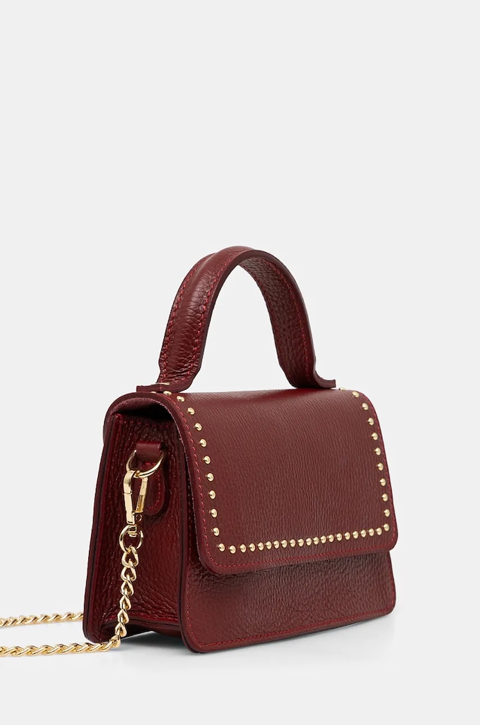 Answear Lab poseta de piele 241214.HLK rosu WZ24