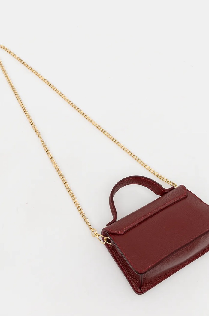 Accesorii Answear Lab poseta de piele 241214.HLK rosu