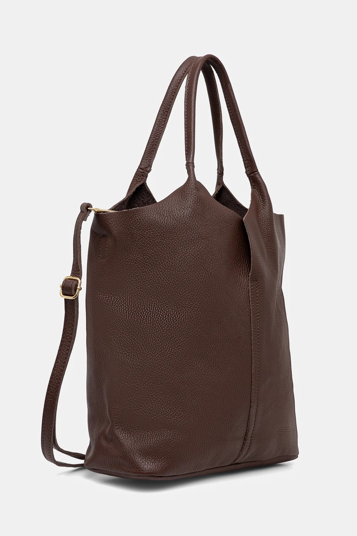 Answear Lab poseta de piele 916.1HWK maro WW25