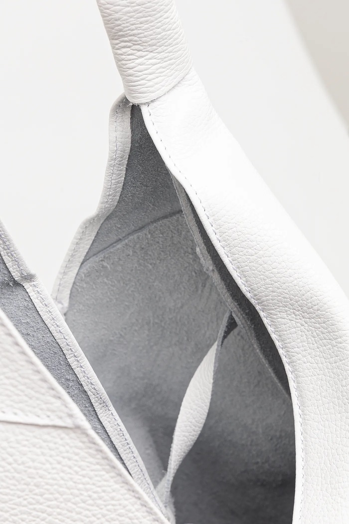 Answear Lab poseta de piele Answear.LAB alb 953.IKK