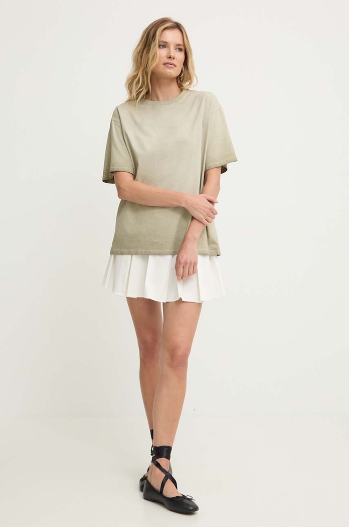 Answear.LAB T-shirt bawełniany 14051.ijs zielony WZ24