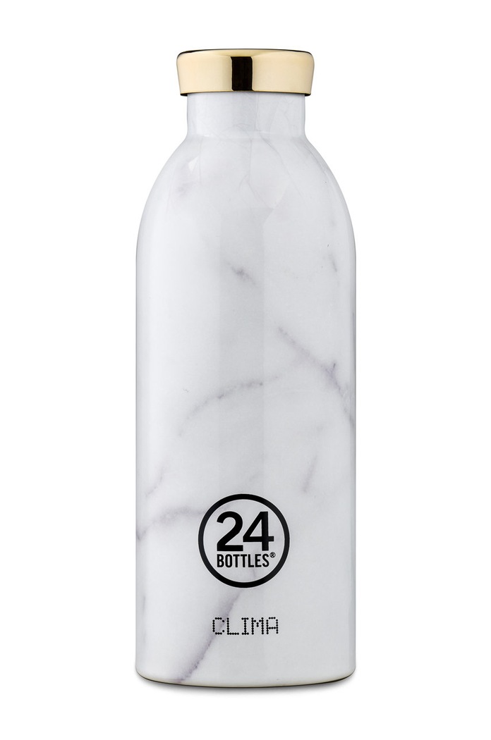 24bottles - Termo fľaša Clima Carrara 500ml sivá Clima.500.Carrara