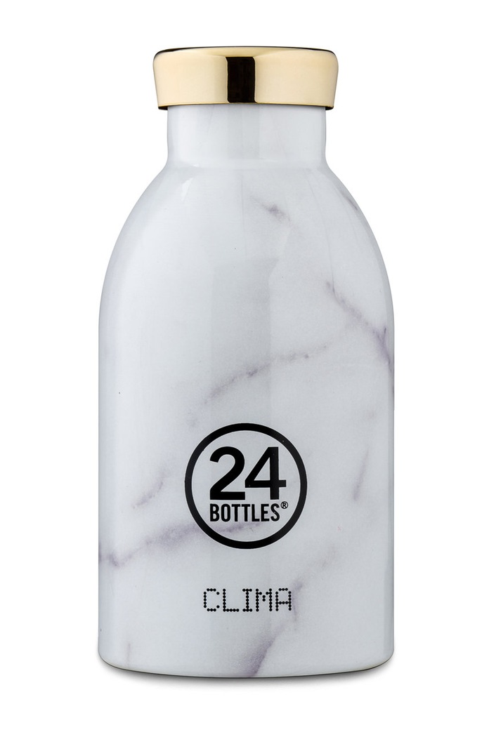 24bottles - Termo fľaša Clima Carrara 330ml sivá Clima.330.Carrara