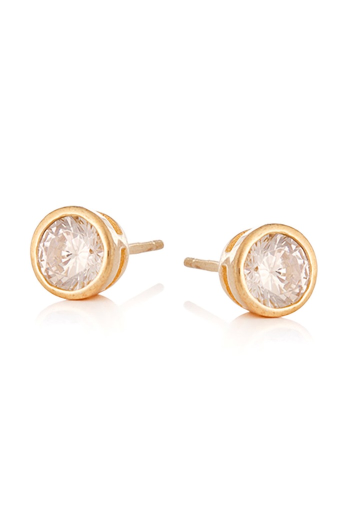 Позлатени сребърни обици ANIA KRUK Glamour сребро злато SMVKS0500Z