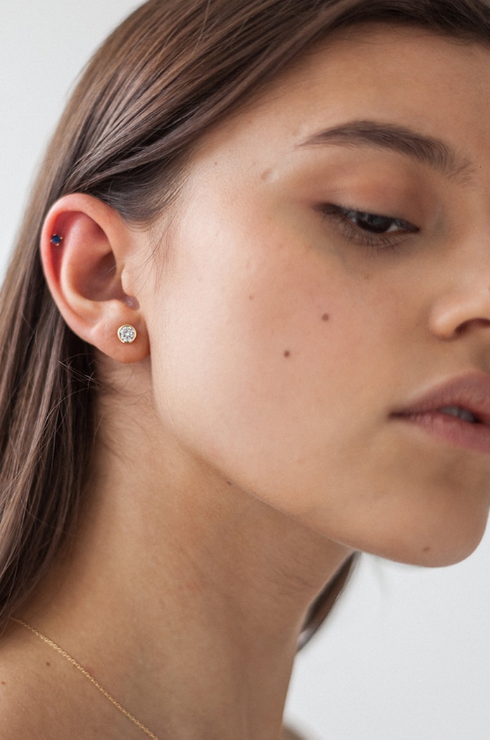 Позлатени сребърни обици ANIA KRUK Glamour SMVKS0500Z злато ZS26