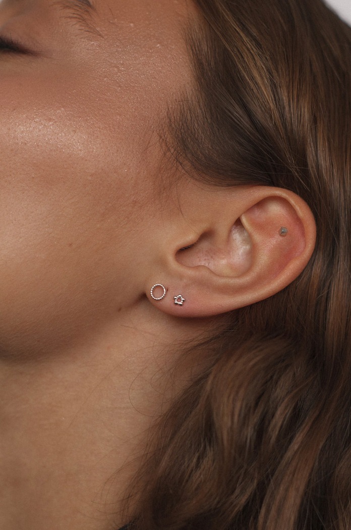 Сребърна обица ANIA KRUK Piercing Rock It SRUKS0310 сребърен ZA00