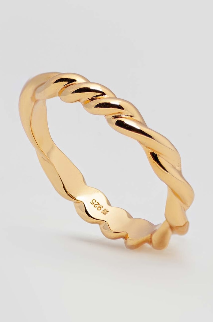 Δαχτυλίδι από επιχρυσωμένο ασήμι ANIA KRUK TRENDY STNPS0590Z χρυσαφί ZA00