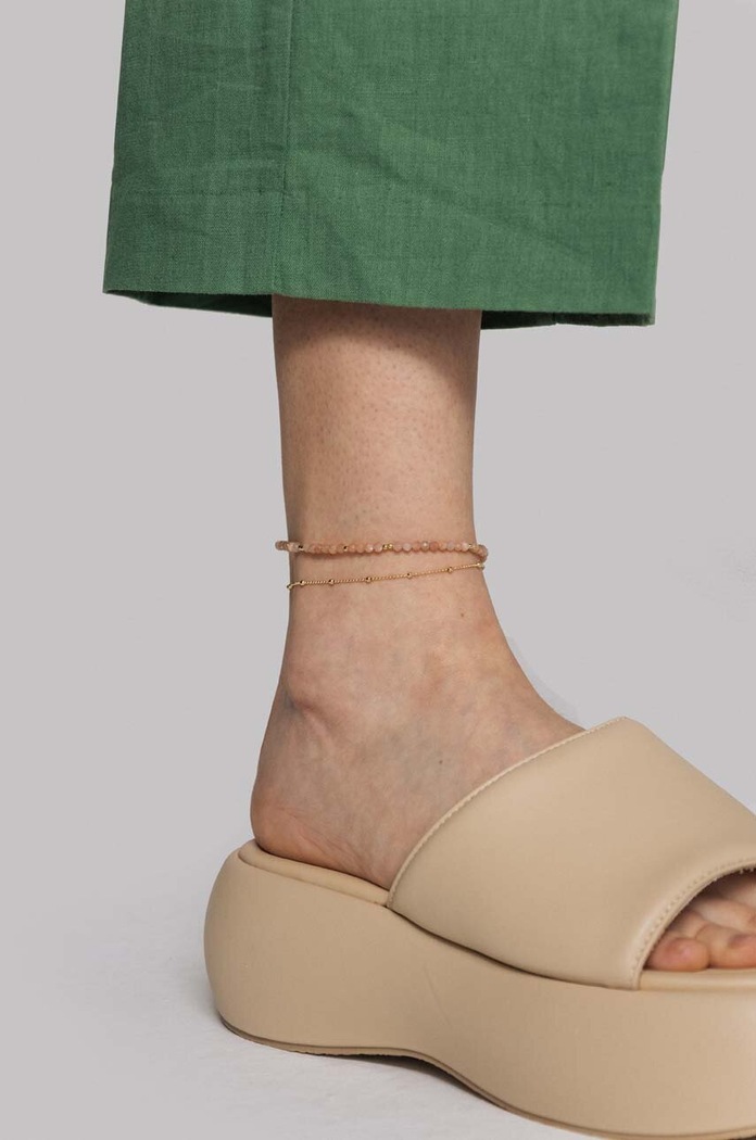 Позлатена гривна за глезена ANIA KRUK TRENDY злато SGCAS2780Z