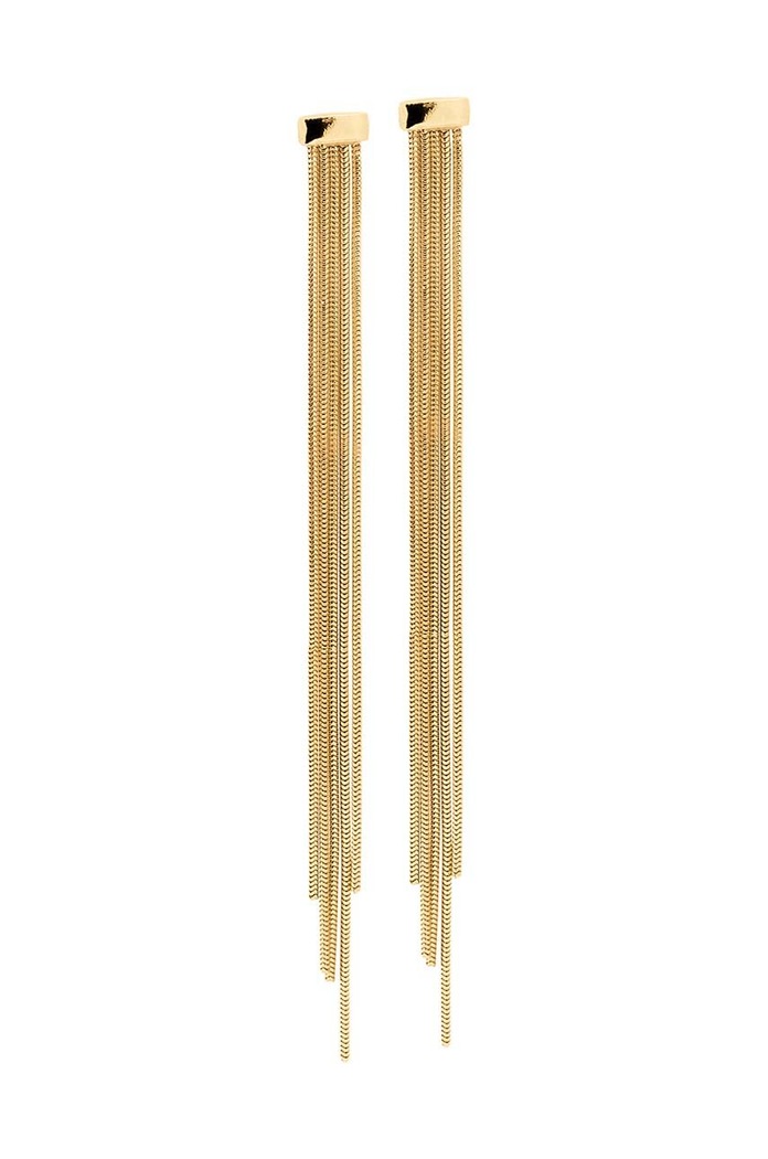 Strieborné pozlátené náušnice ANIA KRUK TRENDY striebro zlatá SMVKS1550Z
