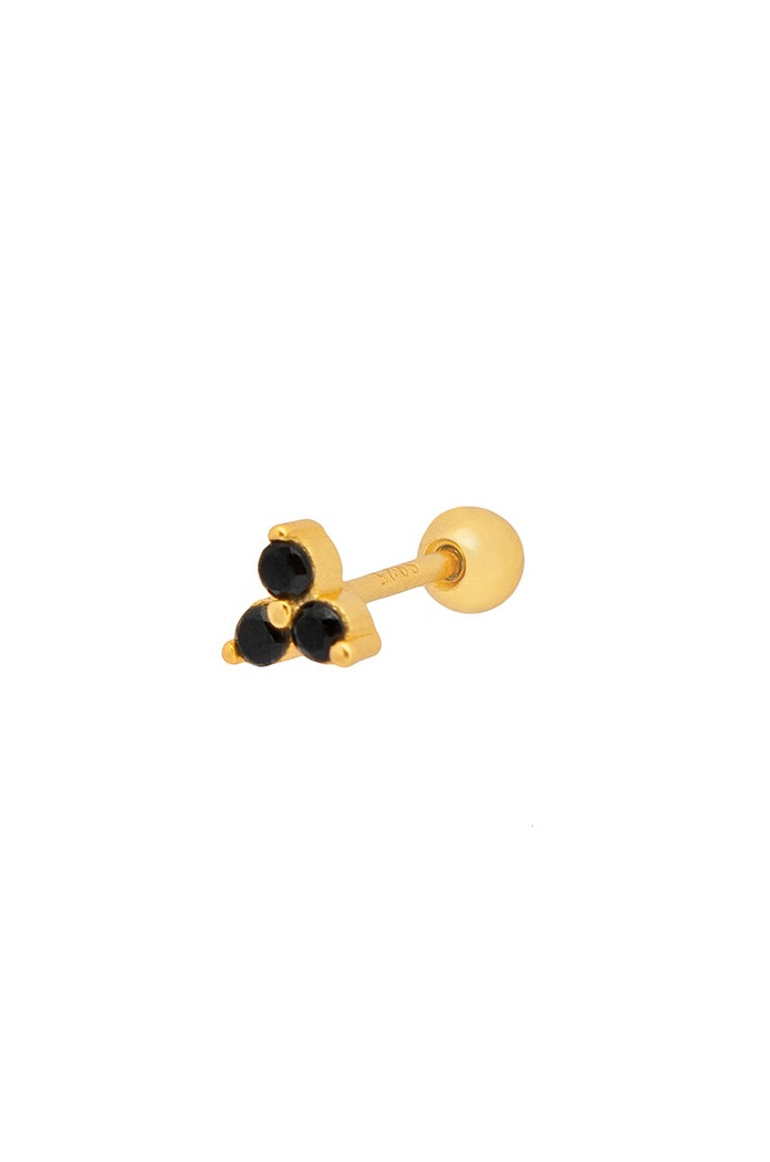 ANIA KRUK piercing fülbevaló ROCK IT ezüst arany SRUKC1781Z