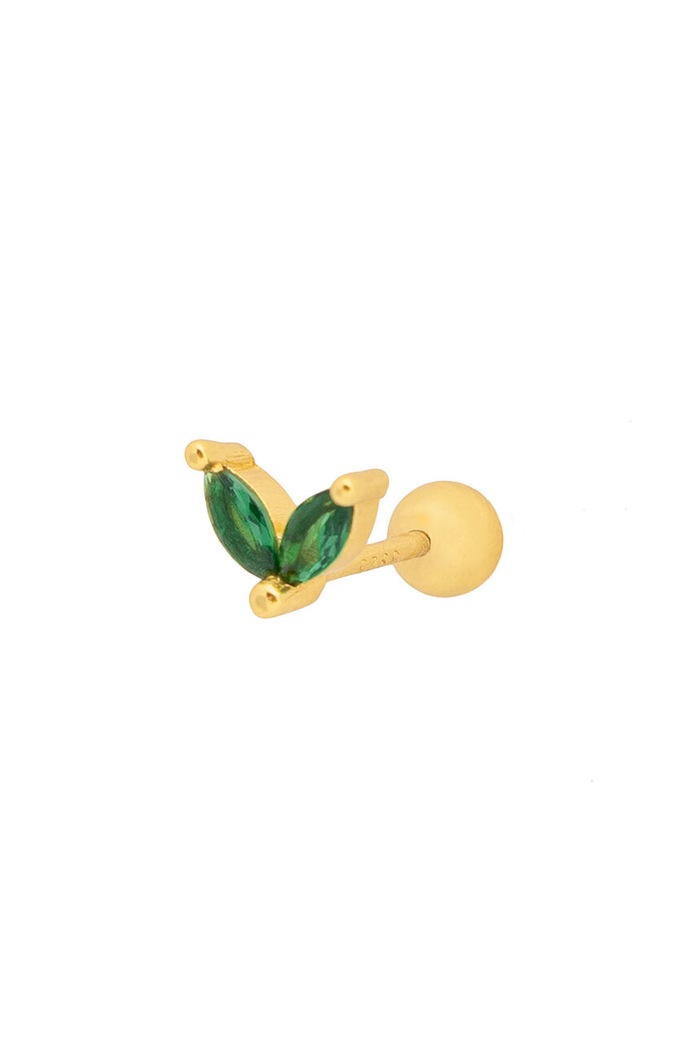 Napichovacia náušnica ANIA KRUK ROCK IT pozlátené zlatá SRUKC1826Z