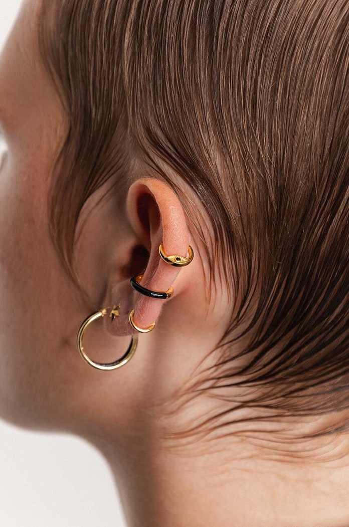 Kiegészítők ANIA KRUK piercing fülbevaló ROCK IT SRUKC1901Z arany