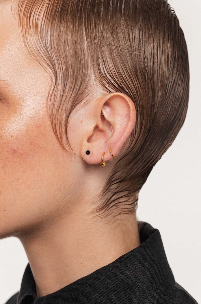 Dodatki Piercing uhan ANIA KRUK SUGAR SRUKE0491Z zlata