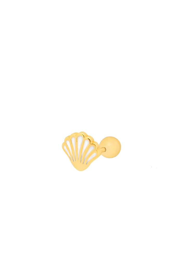 ANIA KRUK cercel piercing ROCK IT placat cu aur aur SRUKE1762Z