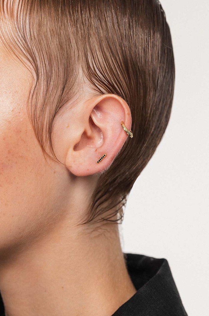 Kiegészítők ANIA KRUK piercing fülbevaló ROCK IT SRUKS1910Z arany