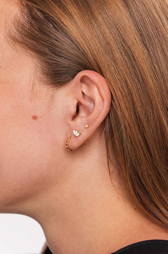 ANIA KRUK piercing fülbevaló ROCK IT arany SRUKY1689Z
