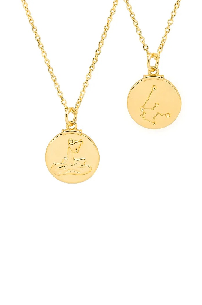 Pozlaćena ogrlica ANIA KRUK AMULETY Gift Box zlatna MRUNM2290Z