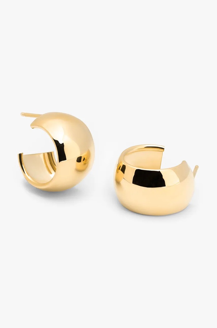 Ασημένια επιχρυσωμένα σκουλαρίκια ANIA KRUK TRENDY SSIKS0780Z χρυσαφί ZS26